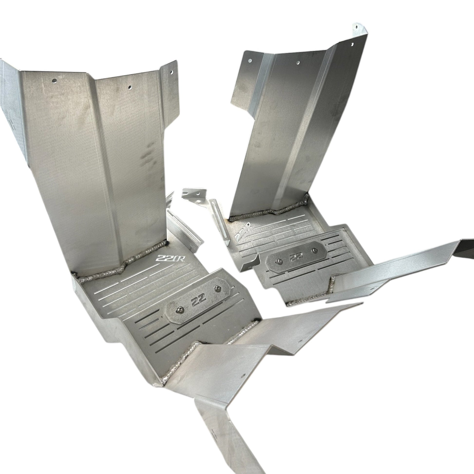 2020 Honda Rancher 420 High Clearance Floorboards - Bare Metal Finish