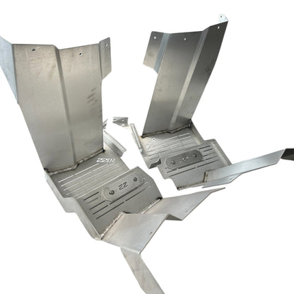 2018 Honda Rancher 420 High Clearance Floorboards - Bare Metal Finish