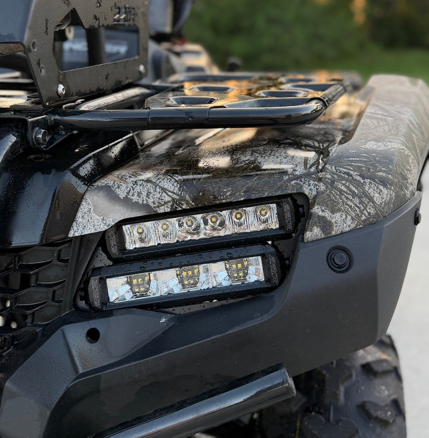8" LED Headlights for 2014+ Honda Rancher, Foreman, Rubicon