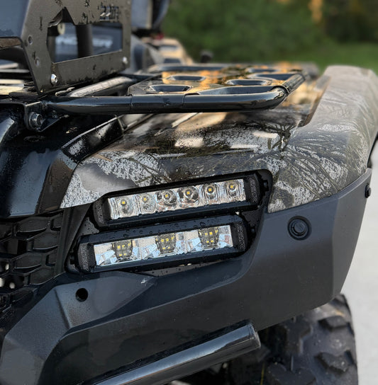 8" LED Headlights for 2014+ Honda Rancher, Foreman, Rubicon