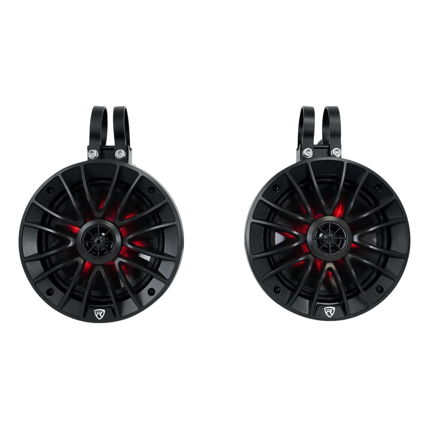 Rockville PT65BR Powered RGB Roll Bar Speakers