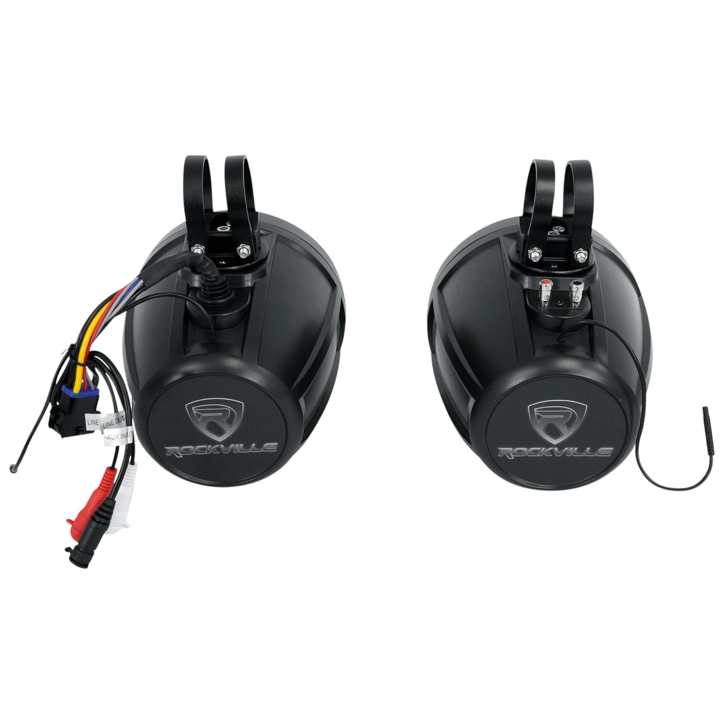Rockville PT65BR Powered RGB Roll Bar Speakers