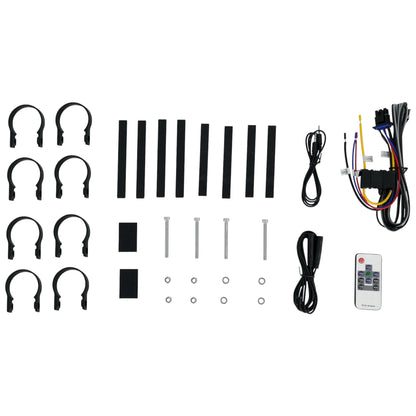 Rockville PT65BR Powered RGB Roll Bar Speakers